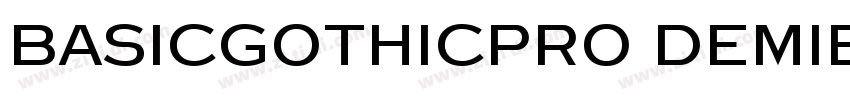 BasicGothicPro Demib字体转换